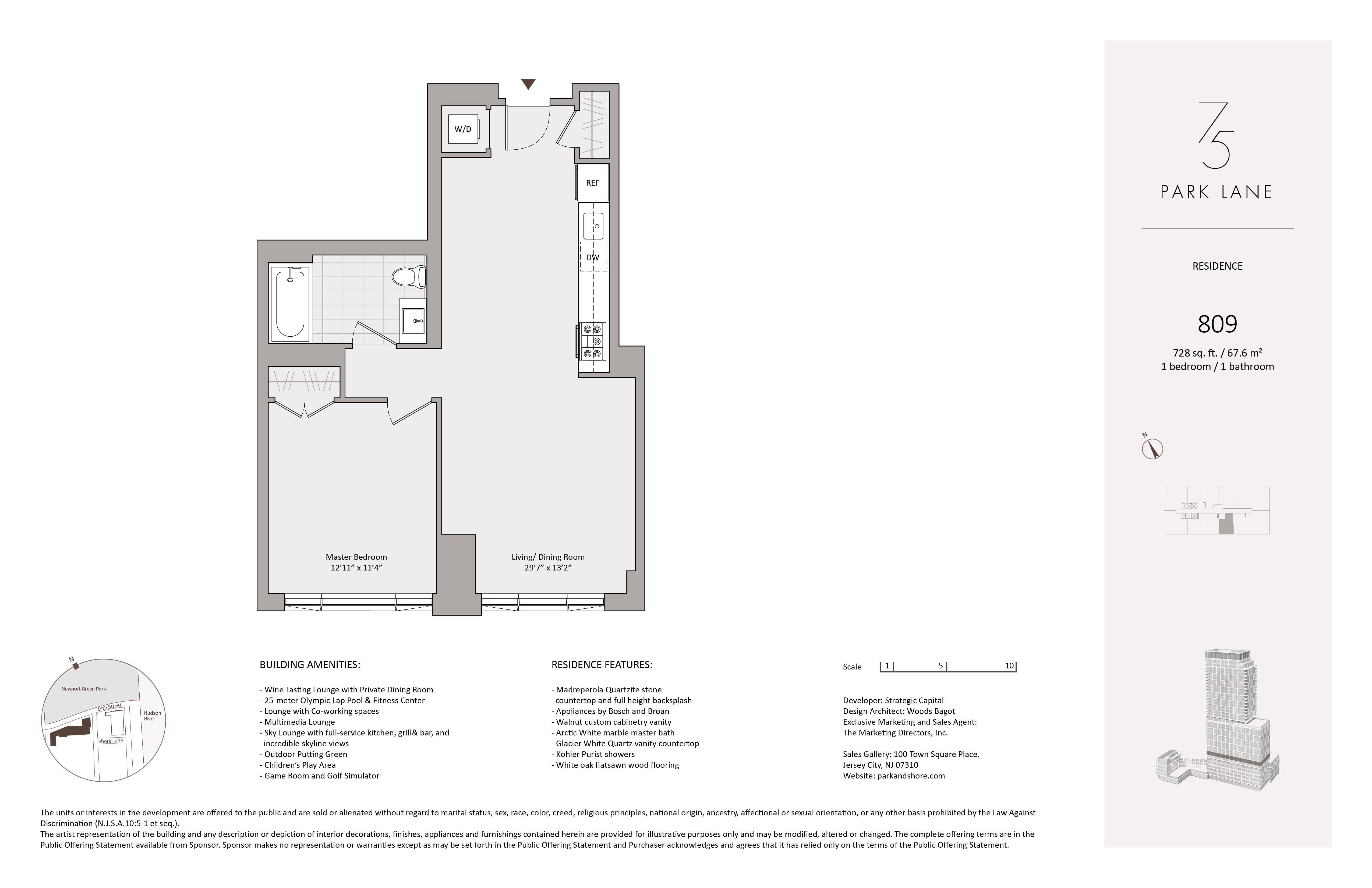 75 Park Lane Condominiums In Jersey City Park And Shore